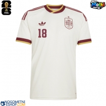 Moški Nogometni dresi Španija Martin Zubimendi #18 Gostujoči SP 2026 Kratek Rokav